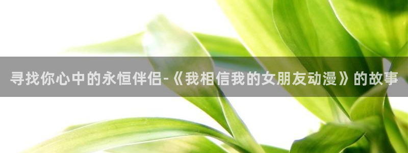 囧次元免费：寻找你心中的永恒伴侣-《我相信我的女朋友动漫》的故事