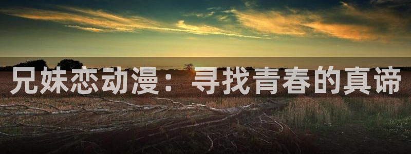 囧次元正版官方下载：兄妹恋动漫：寻找青春的真谛